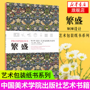 12款 社正版 纸 帧 WOW设计 图书装 大尺寸艺术包装 包装 艺术包装 繁盛 纸书系列 中国美术学院出版 艺术书籍 图案 威廉莫里斯 设计
