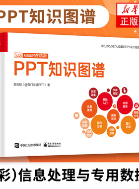 【凤凰新华书店旗舰店】PPT知识图谱 邵云蛟 PPT设计制作基础知识图片处理 PPT设计学习大全 PPT教程 PPT制作入门书籍