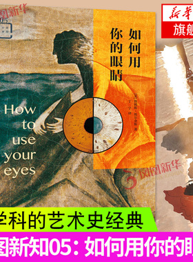 【凤凰新华书店旗舰店】如何用你的眼睛 (美)詹姆斯埃尔金斯(James Elkins) 著 丁宁 译 工艺美术艺术 生活读书新知三联书店