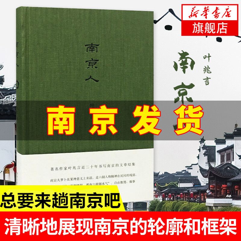 南京人 叶兆言 南京传作者描写南京结集地方史志走近金陵夫子庙等六朝古都玄武湖生活旅游文化介绍正版书籍【凤凰新华书店旗舰店】 书籍/杂志/报纸 中国文化/民俗 原图主图