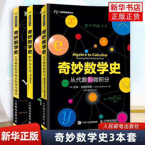 奇妙数学史 数字与生活 从早期的数字概念到混沌理论 从代数到微积分 趣味数学知识书籍 凤凰新华书店旗舰店