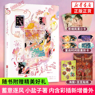 重启时间胶囊折卡 戏剧节海报 正版 小盐子著 梦幻童话风言情小说青春文学 赠思绪宾果小卡 内含彩插新增番外 蓄意逐风 豆豆贴纸