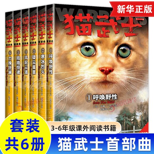猫武士首部曲全套6册正版