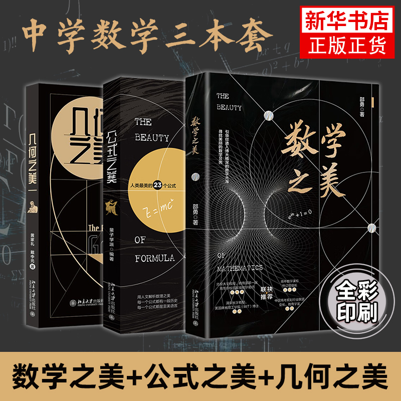 数学之美 邵勇 著 杨辉三角 神奇的2 斐波那契数列与黄金分割 圆锥曲线面面观等 北京大学出版社 新华正版书籍