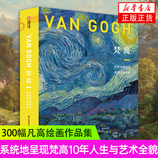 梵高化世间痛苦为激情洋溢的美 300幅 梵高绘画作品集艺术理念著作书信集手稿画册临摹赏析书籍 华中科技大学出版社