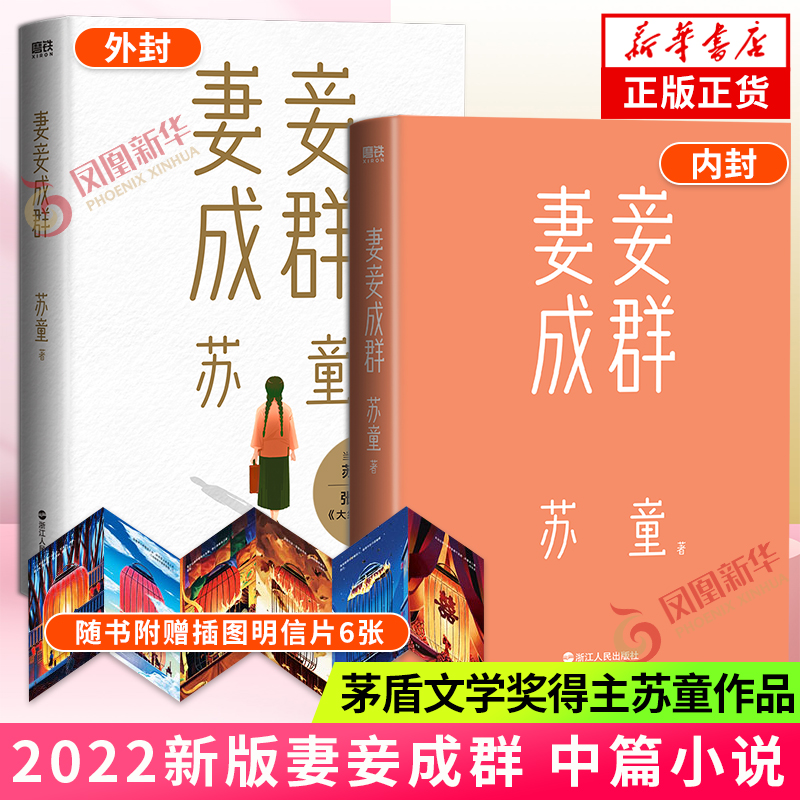 【赠插图明信片】妻妾成群 2022新版苏童电影大红灯笼高高挂原著小说茅盾文学奖得主作品彩插珍藏版现当代文学新华书店正版