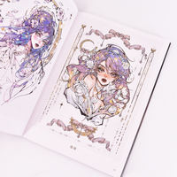 A collection of illustrations of girls as brilliant as a starry river, a stick illustration album, a picture book of beautiful girls, a collection of board and hand-drawn works, published by Posts & Telecom Press, Phoenix Xinhua Bookstore thumbnail 2