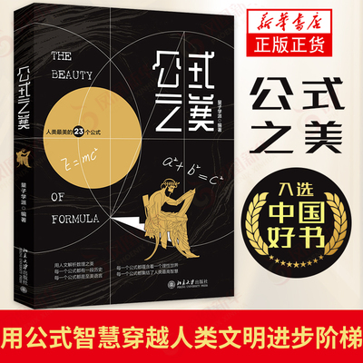 公式之美 用人文解析物理之美 量子学派编著 美包含23个普遍实用的公式 青少年科普读物书籍正版探索自然和社会历史 【新华正版】