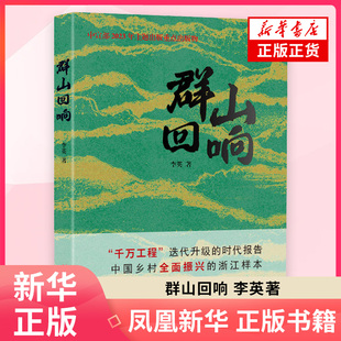 群山回响 李英 以文学化的方式探寻浙江乡村振兴的成功密码 浙江文艺出版社 新华正版书籍