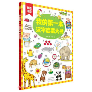 我 早教启蒙认知书籍 第一本汉字启蒙大书3 6岁平装 幼儿园大班读物教材图画书学习童书词语书儿童双语伴读童立方正版