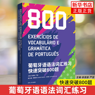 葡萄牙语语法词汇练习快速突破800题 葡萄牙语欧洲语言考试CAPLE DEPLE DAPLE DUPLE DIPLE 葡语中高级B1-C2 葡萄牙语基础语法词汇