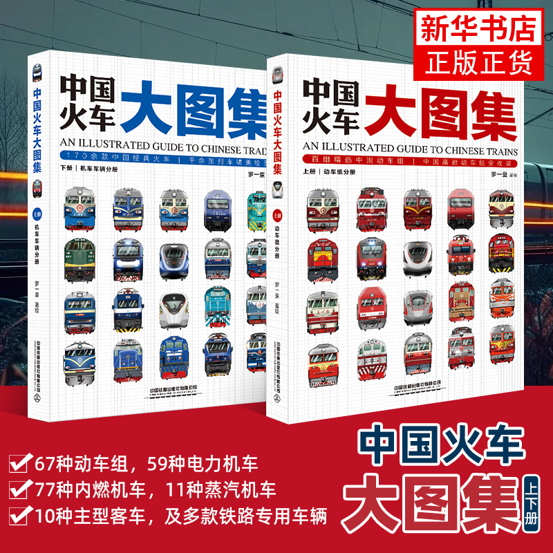 中国火车大图集上下全2册