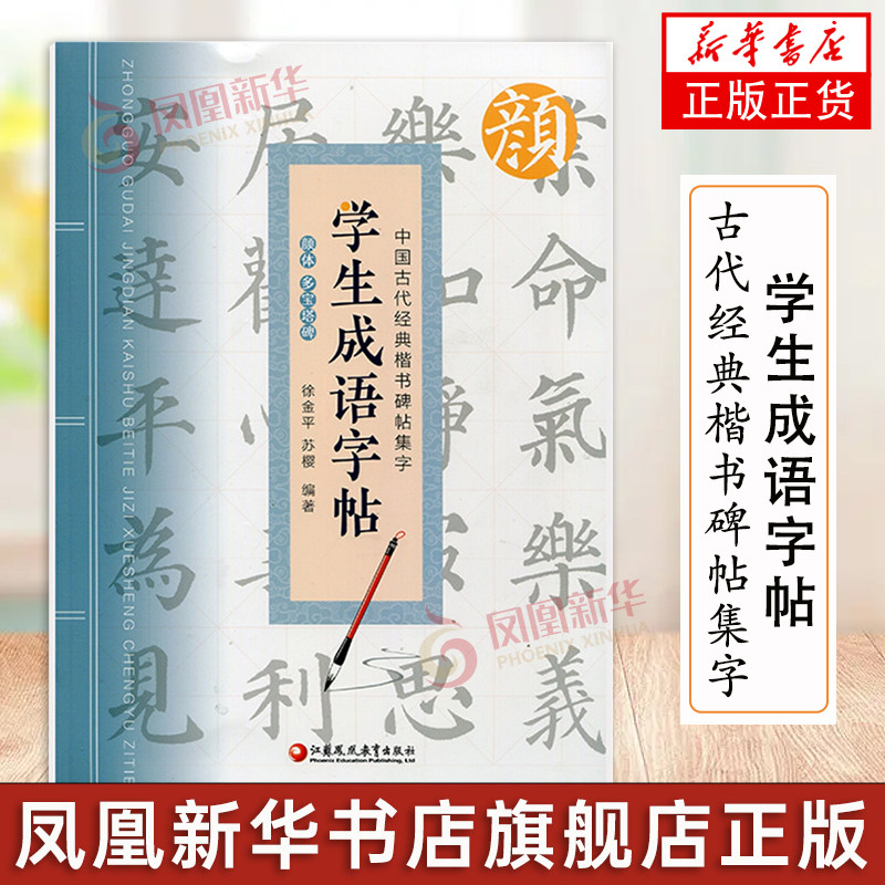 中国古代经典楷书碑帖集字 学生成语字帖 颜体 多宝塔碑 中小学生临摹