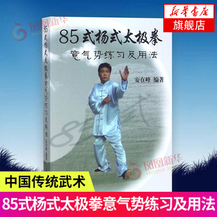 85式杨式太极拳意气势练习及用法安在峰作者杨式太极拳武术研究养生气功健身书籍杨氏陈式太极拳真传形意拳套路太极内功述真