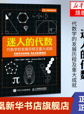 迷人的代数-代数学的发展历程及重大成就 有趣得的让人睡不着的数学之美什么这才是迷人的数学之书科普书籍【凤凰新华书店旗舰店】