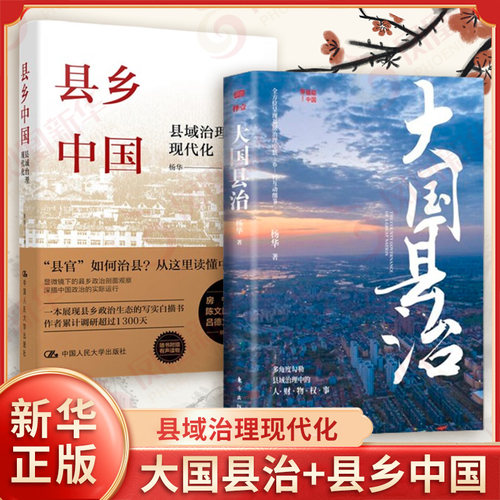 全2册 大国县治+县乡中国 县域治理现代化 杨华 著 县域责权构成 基层干部晋升流动的逻辑 基层治理事务 凤凰新华书店旗舰店正版