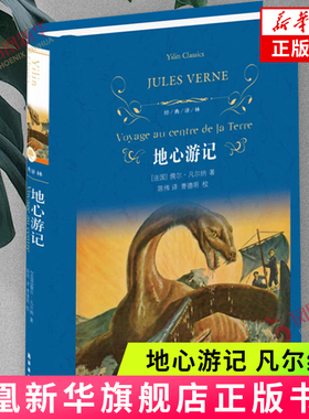 地心游记 (法国)凡尔纳 一部充满传奇色彩的科幻小说 科学勇士和先驱 勇闯地心 译林出版社 新华正版书籍