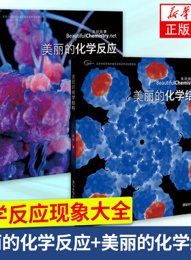 （2本）美丽的化学结构+美丽的化学反应化学符号化学键有机分子等化学知识化学结构化学产品结构图集【凤凰新华书店旗舰店】