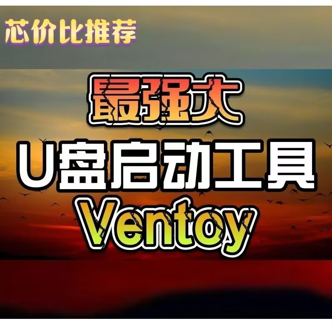 Ventoy装机神器U盘多PE多系统启动系统盘安装电脑Windows系统U盘