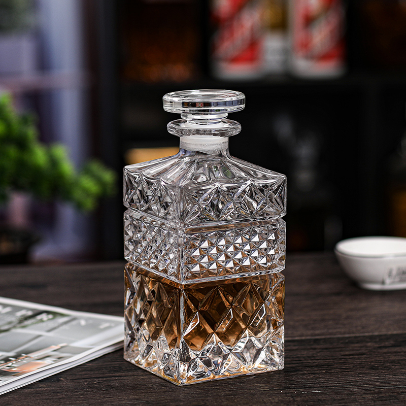 密封酒瓶水晶玻璃倒放不漏