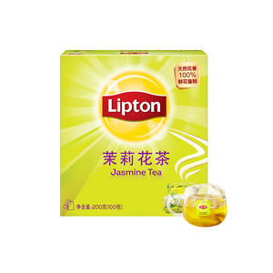 Lipton立顿茶包茉莉花茶袋泡茶100包