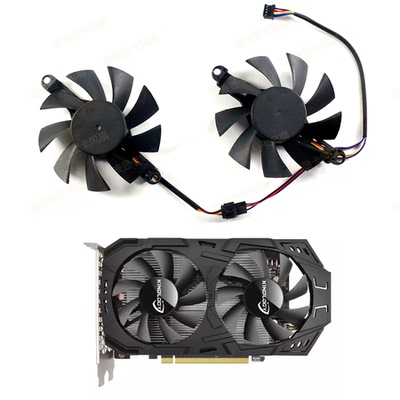 七彩虹精影/松景RX580 2048显卡静音温控双风扇