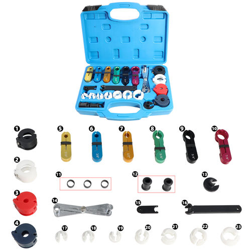 22件全车系冷气油管快速接头拆卸组燃油管拆卸器冷媒工具马自达