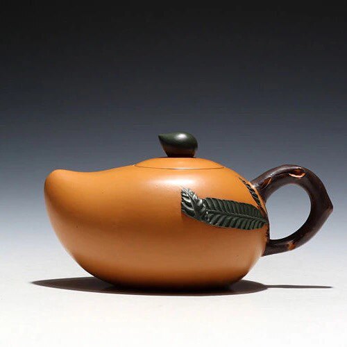 芒果壶宜兴紫砂壶茶具茶道名家正品纯手工精品原矿优质黄金段泥