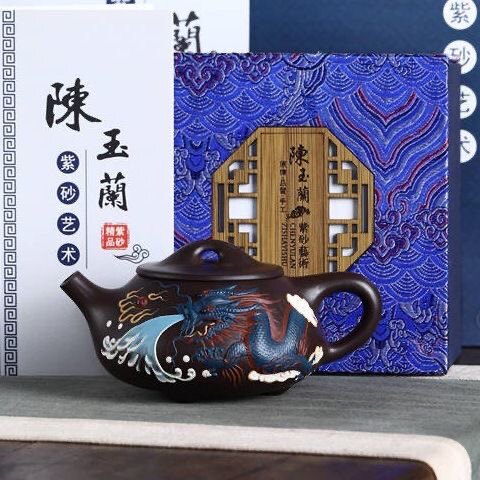 300毫升宜兴老紫泥景舟石瓢壶
