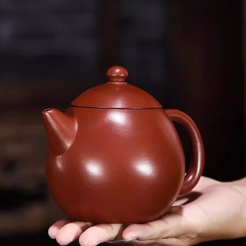 原矿大红袍龙蛋壶泡茶壶大容量