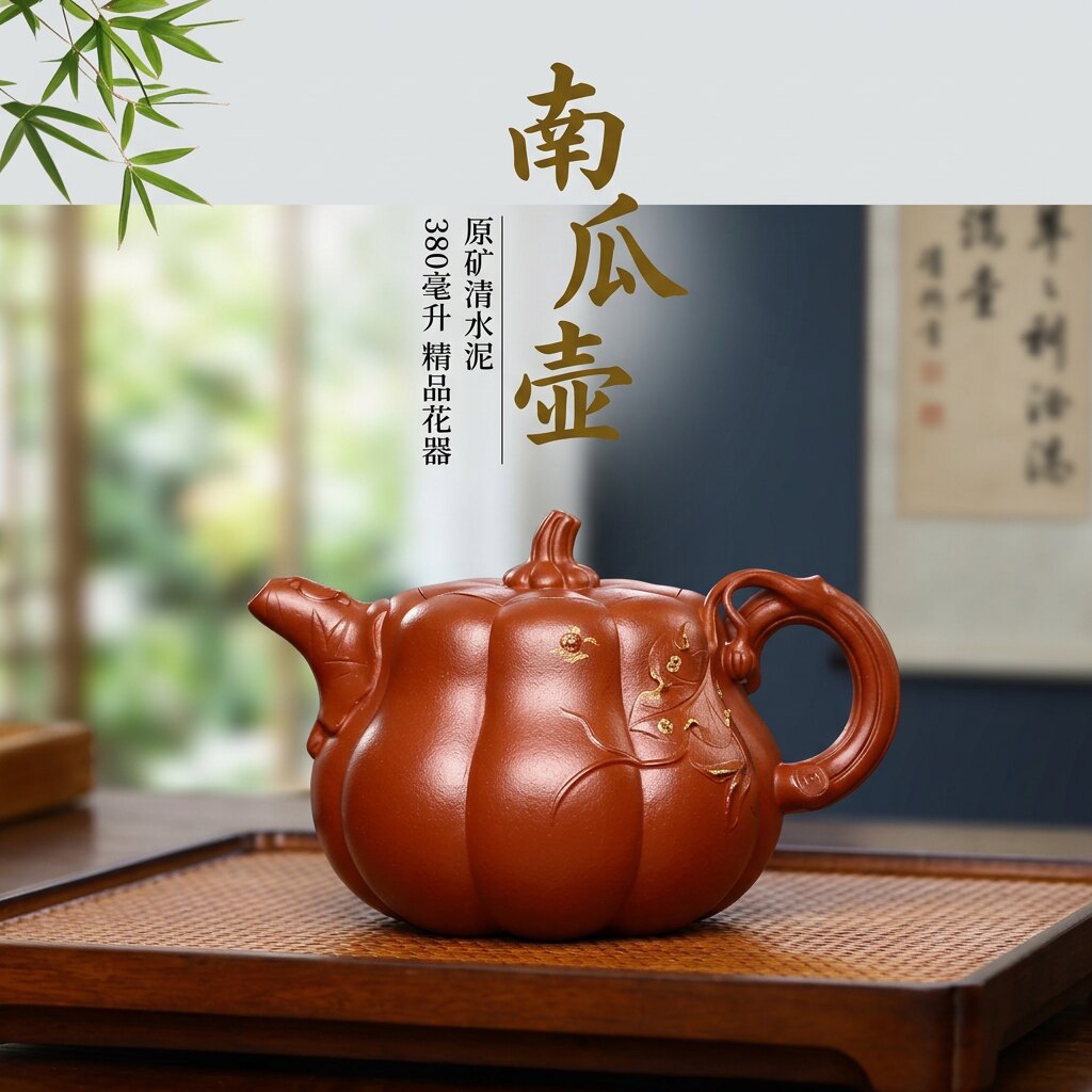 清水泥高南瓜壶陈玉兰南瓜紫砂壶