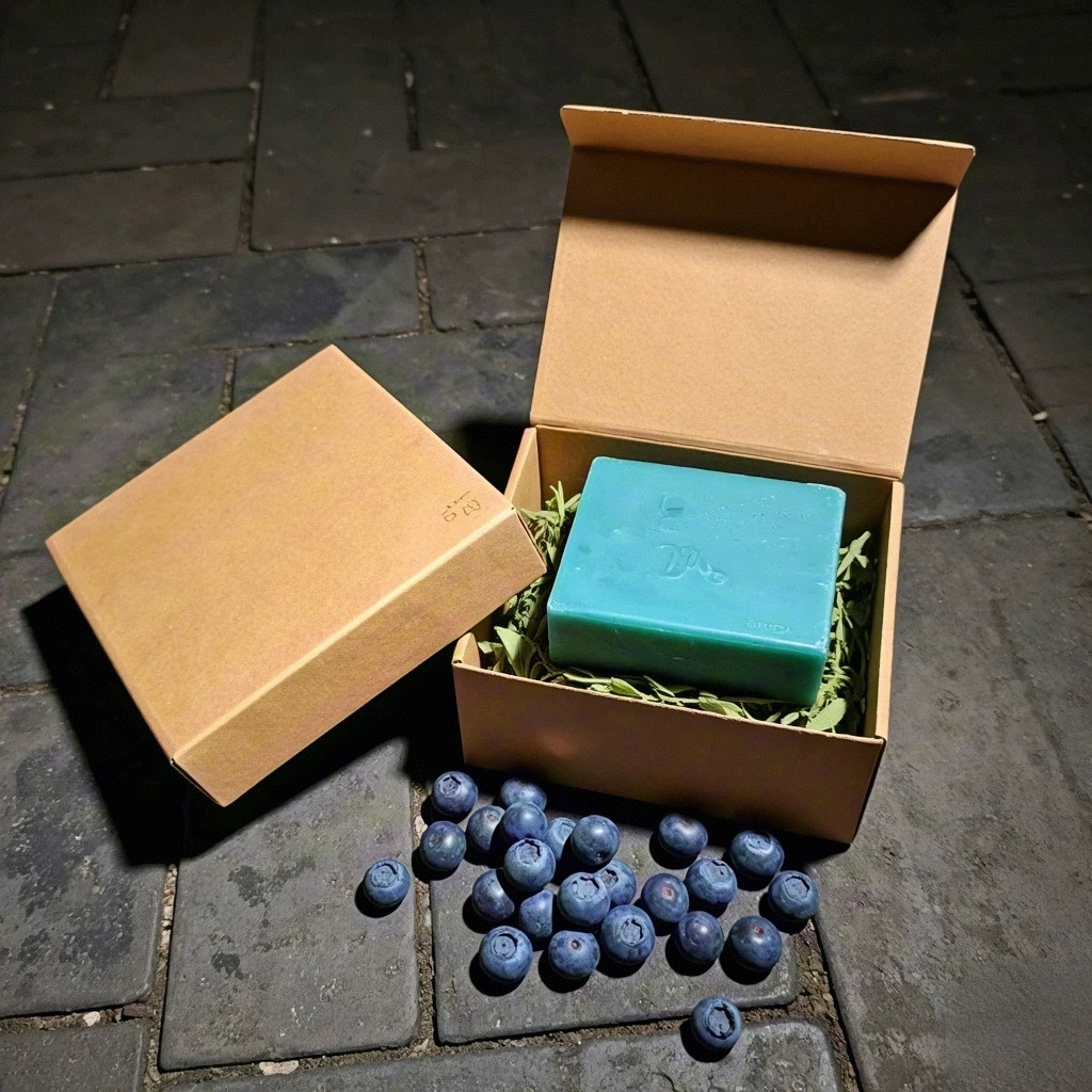 蓝莓广藿香手工皂ph7敏感肌专用婴儿洗脸卸妆滋润肤孕妇水洁面皂