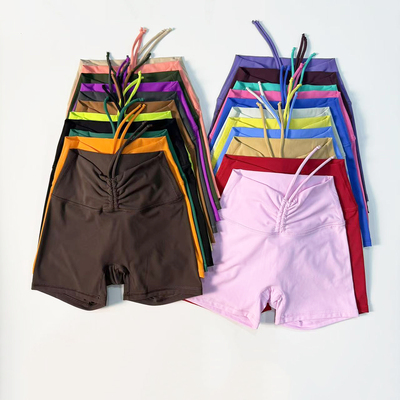 夏季薄款三分高弹紧身提臀短裤女