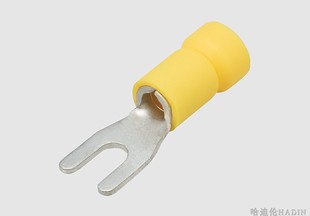 Y型绝缘端子EYF5.5 易进式 100只 进口 EYF5.5 正宗台湾原装