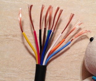 电源线 特惠护套软线RVV20 0.5mm2 20芯护套线0.5平方 100米 包邮