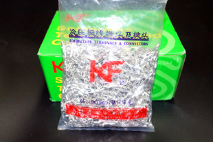 正品 克爱斯KF 叉型裸端头SNB1.25 紫铜镀锡1000只 Y型裸端子
