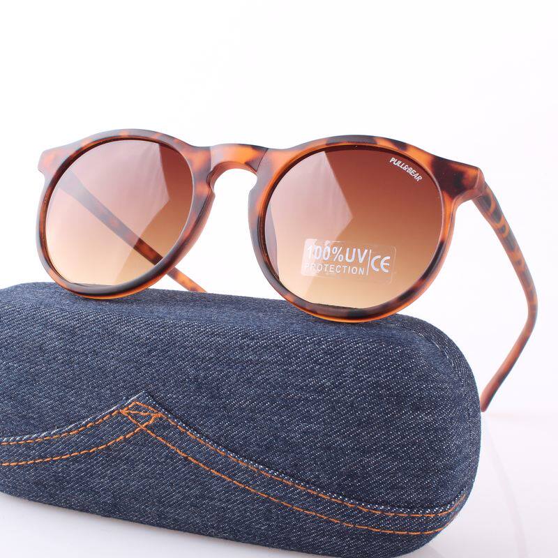 特价清仓外贸原单太阳镜女明星款男女款出口墨镜复古圆太阳眼镜潮