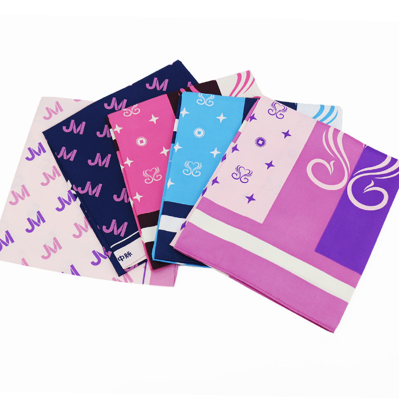 真美国际粉色丝巾女 jm中脉集团活动行政形体机构配饰方巾