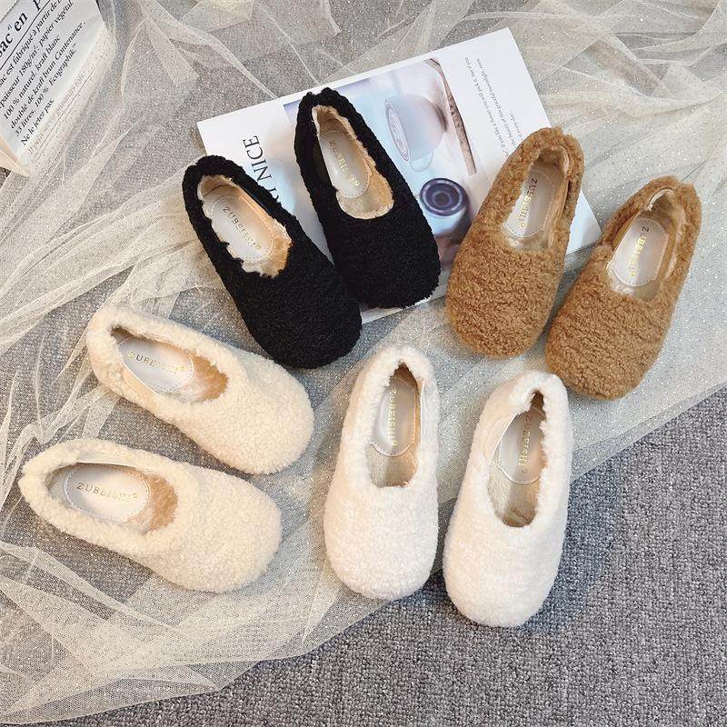 秋冬中小女童毛毛鞋女宝宝棉鞋加绒保暖小女孩豆豆鞋二棉鞋子,童鞋/婴儿鞋/亲子鞋,棉鞋,淘宝优惠券,粉丝福利购,淘宝优惠卷