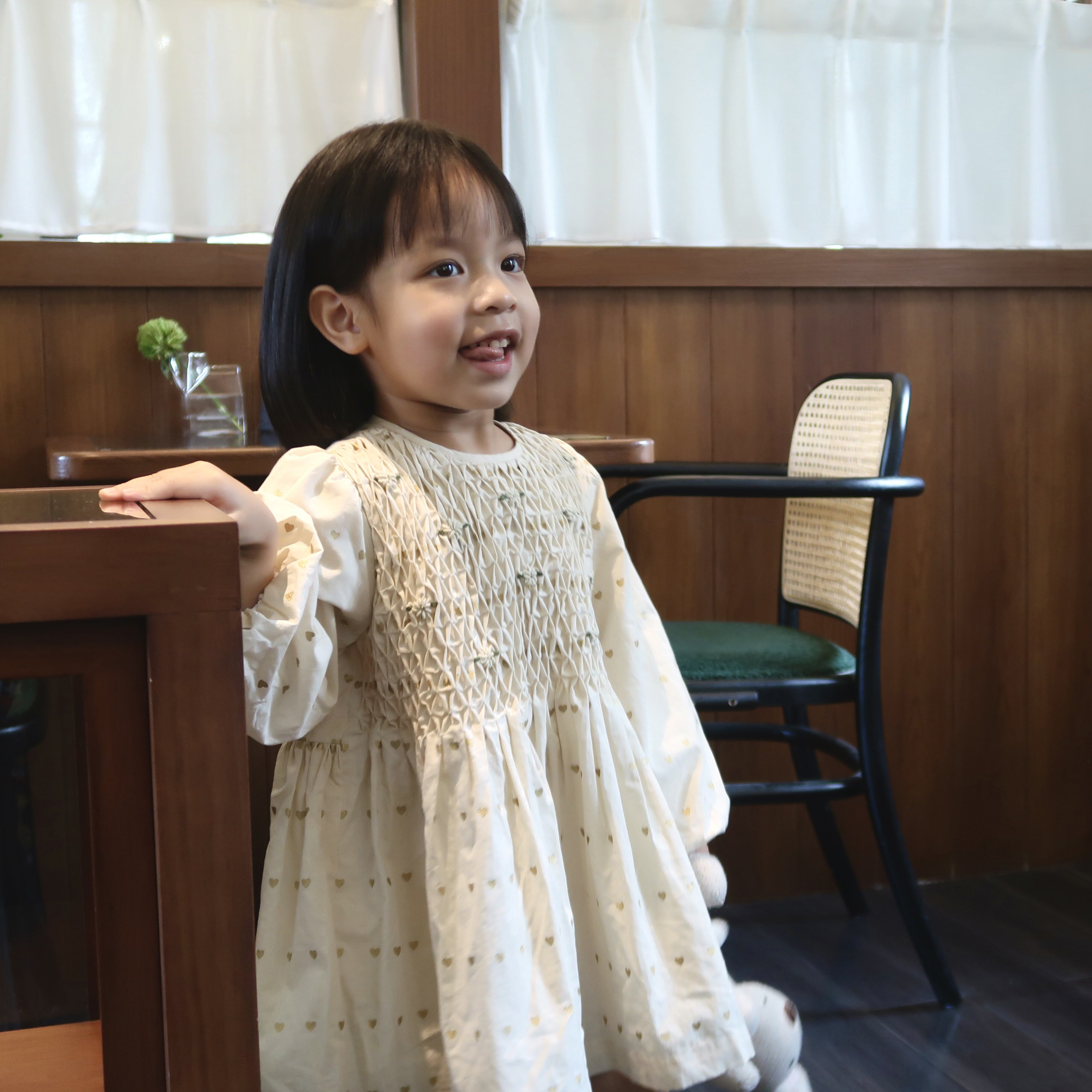 【AnyinGirl】Bonjour同款重工法式复古纯手工钩花打揽女宝连衣裙