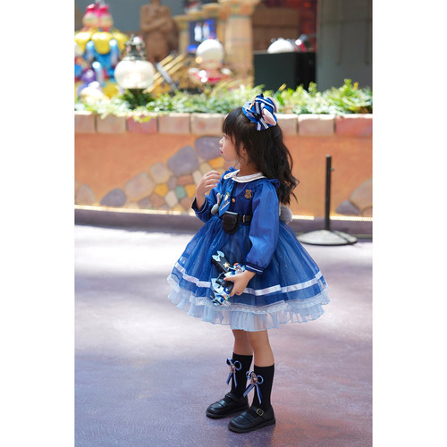 迪士尼兔子警官朱迪cos衣服女童