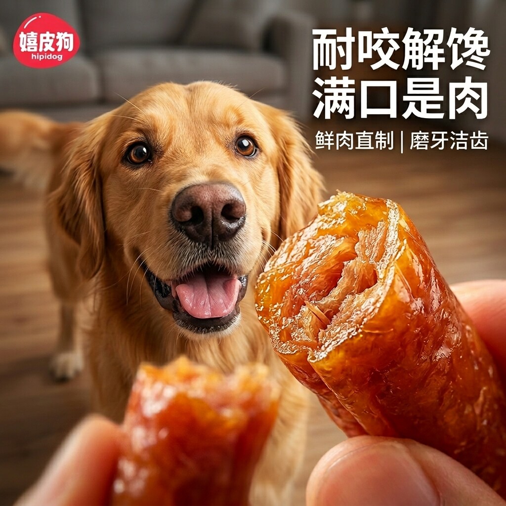 狗狗零食火腿肠宠物香肠小型犬肉肠小狗风干水晶肠老年犬磨牙棒