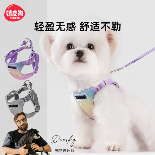 狗狗胸背带中小型犬胸背胸背式牵引绳狗牵引绳狗狗胸背带