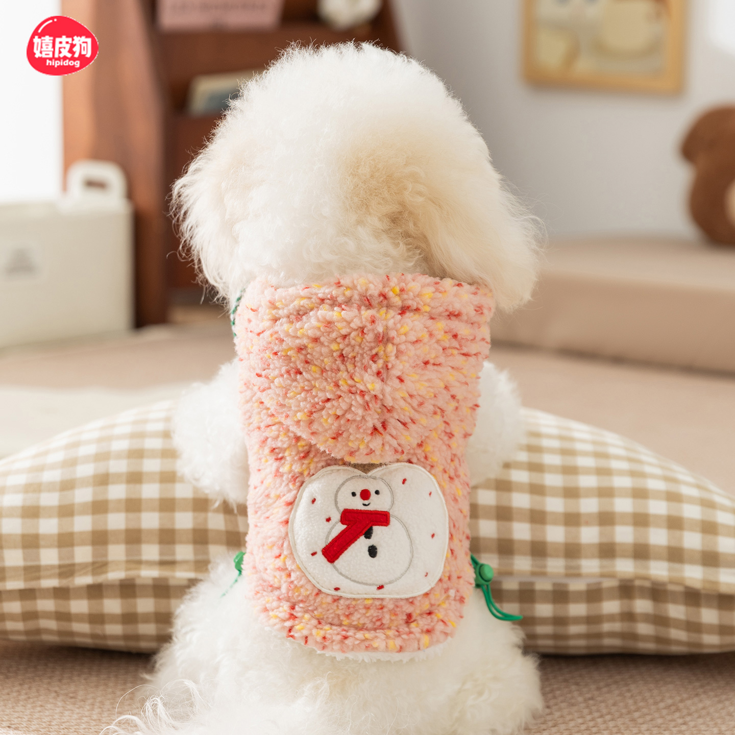 嬉皮狗满天星马甲春秋季狗狗衣服比熊雪纳瑞宠物小型幼犬柯基秋天