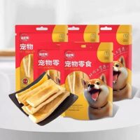 Dog snack teething sticks are made of natural air-dried pure cowhide, which are teeth-cleaning, safe and do not harm the stomach and intestines. They are pet snacks thumbnail 3