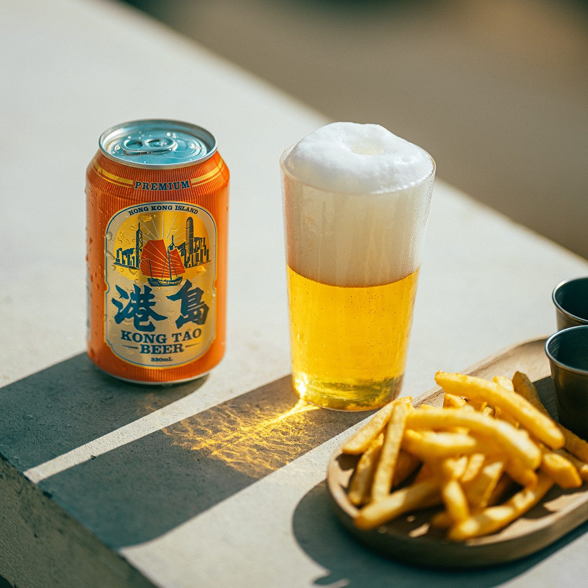 老香港的烟火气港岛啤酒KONGTAO BEER微醺330ml罐装