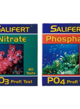 沙利法莎利法莎莉法测试剂KH钙PO4氨NO3镁NO2铜PH碘海水鱼缸水质