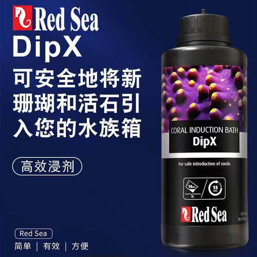 红海Red sea DipX珊瑚检疫水SPS寄生虫海蜘蛛海缸珊瑚检疫杀虫