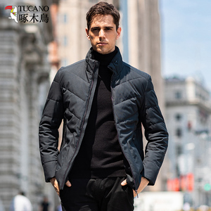 119元包邮  啄木鸟   男士休闲羽绒棉外套