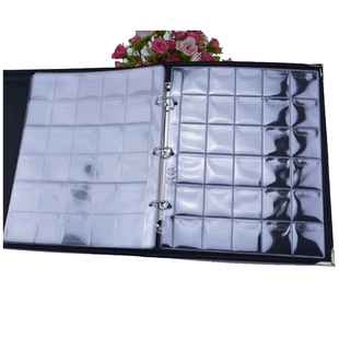 纸币硬币活页册内页纪念币内页三孔式活页人民币飞机票收藏内页